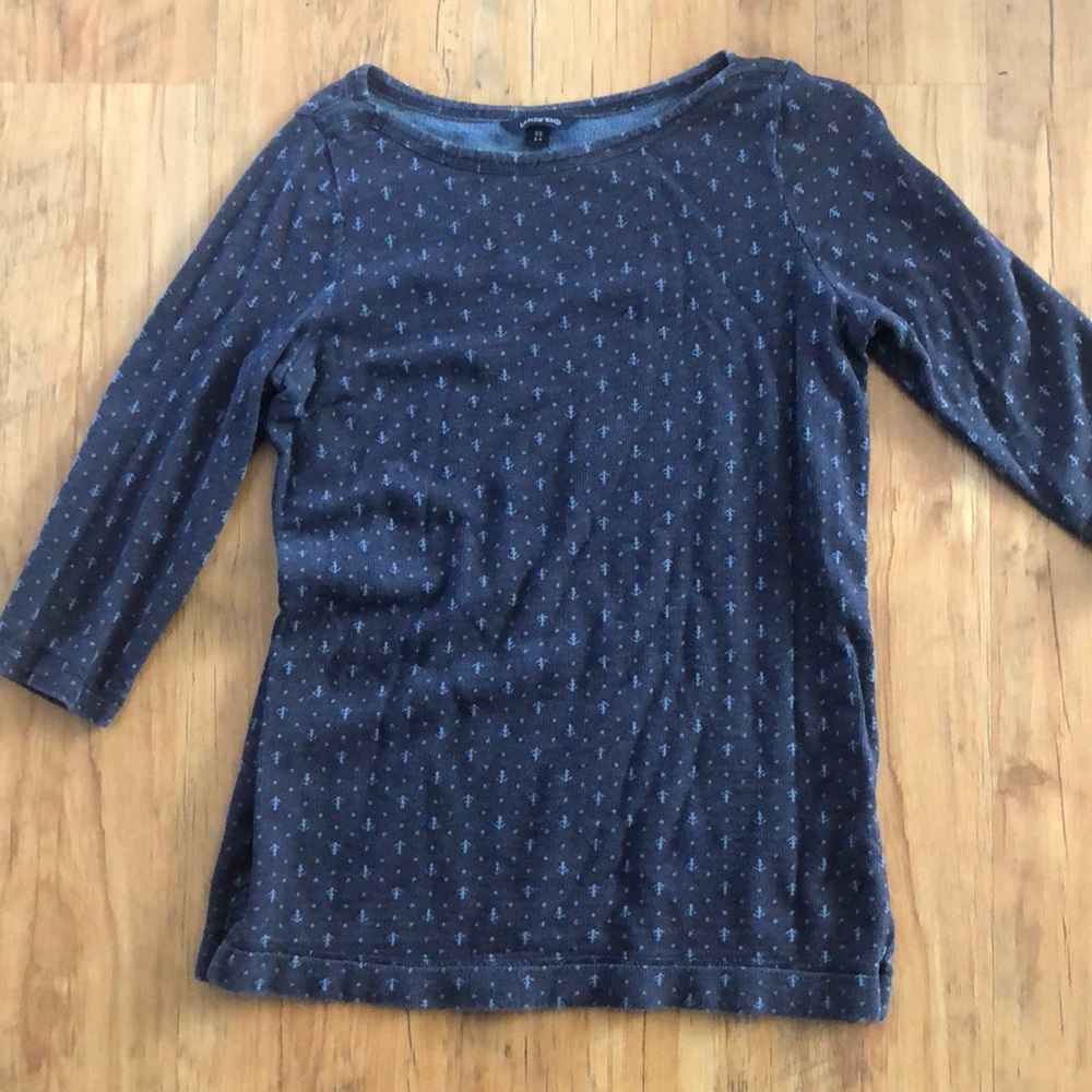 Land’s End Anchor Print Tunic Top